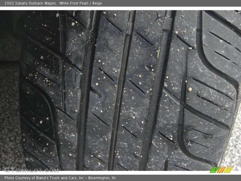 White Frost Pearl / Beige 2001 Subaru Outback Wagon