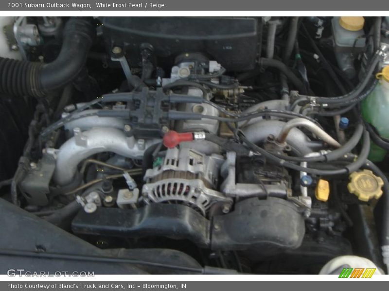 White Frost Pearl / Beige 2001 Subaru Outback Wagon