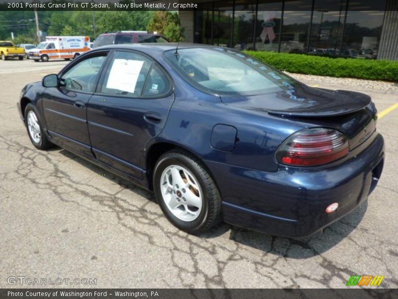 Navy Blue Metallic / Graphite 2001 Pontiac Grand Prix GT Sedan