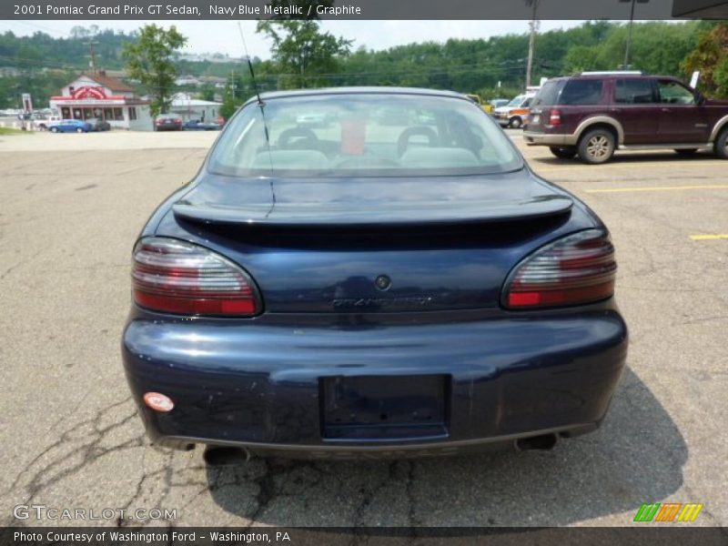 Navy Blue Metallic / Graphite 2001 Pontiac Grand Prix GT Sedan