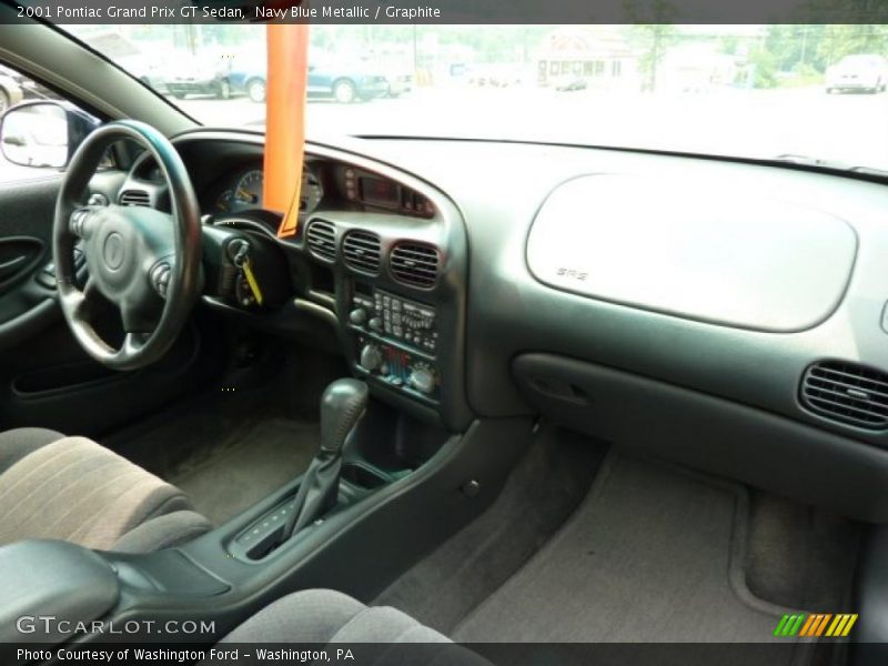 Navy Blue Metallic / Graphite 2001 Pontiac Grand Prix GT Sedan