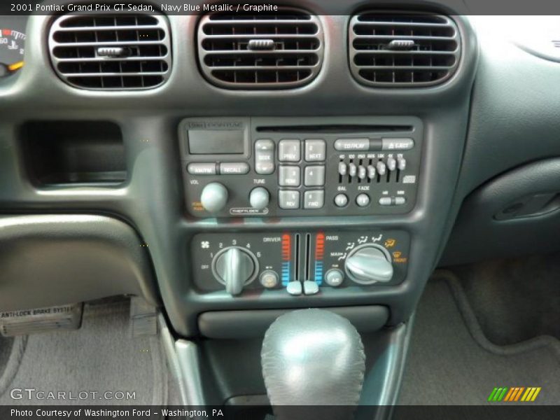 Navy Blue Metallic / Graphite 2001 Pontiac Grand Prix GT Sedan