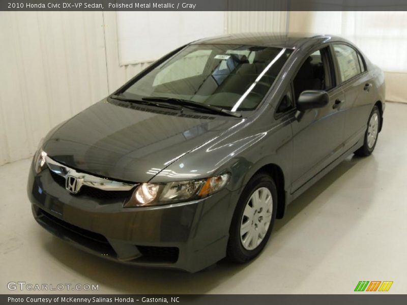 Polished Metal Metallic / Gray 2010 Honda Civic DX-VP Sedan
