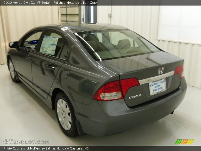 Polished Metal Metallic / Gray 2010 Honda Civic DX-VP Sedan