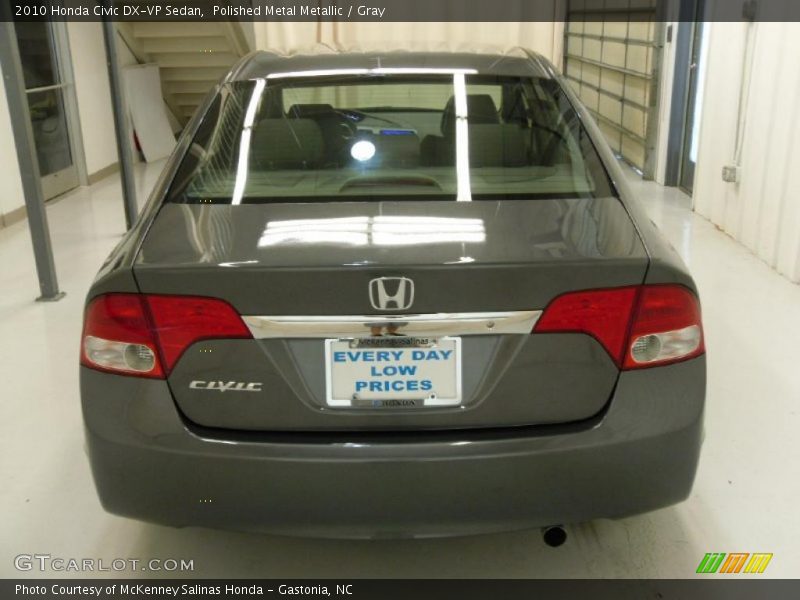 Polished Metal Metallic / Gray 2010 Honda Civic DX-VP Sedan