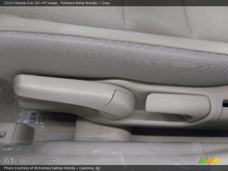 Polished Metal Metallic / Gray 2010 Honda Civic DX-VP Sedan