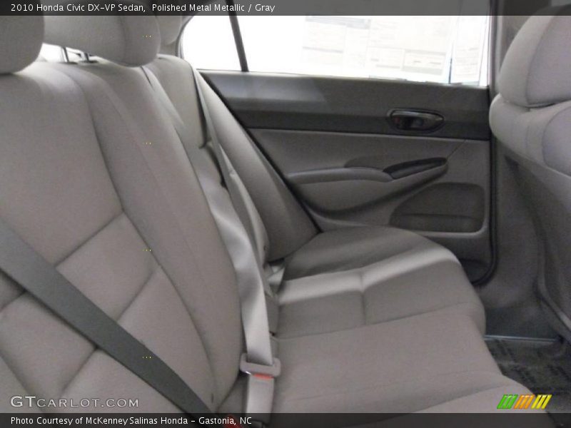 Polished Metal Metallic / Gray 2010 Honda Civic DX-VP Sedan