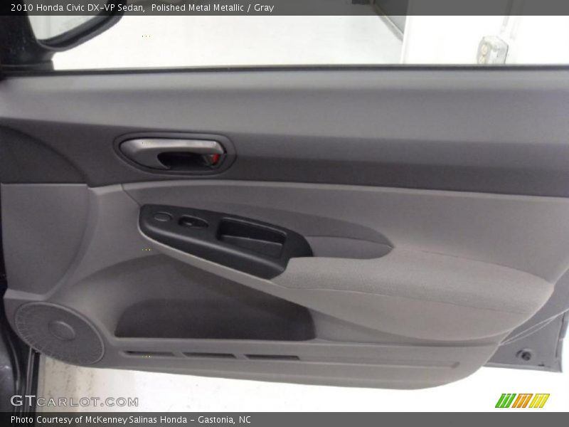 Polished Metal Metallic / Gray 2010 Honda Civic DX-VP Sedan
