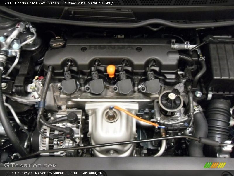 Polished Metal Metallic / Gray 2010 Honda Civic DX-VP Sedan