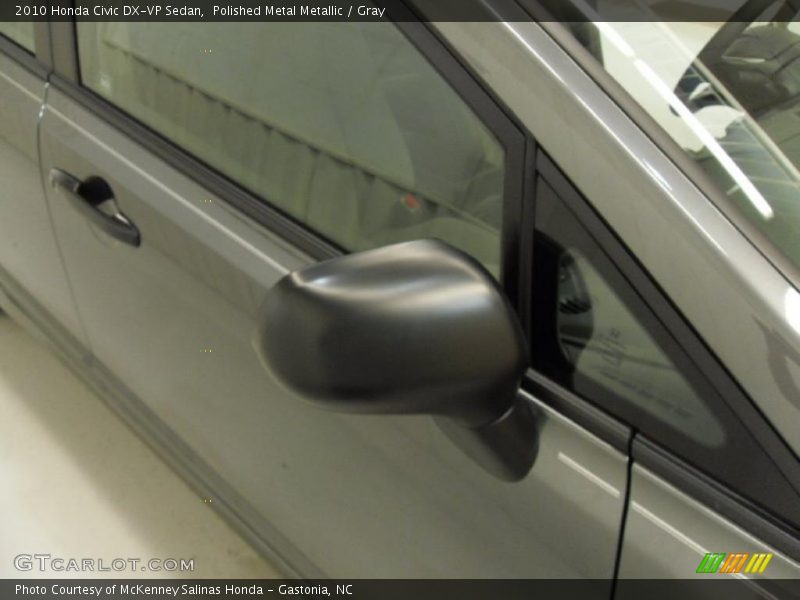 Polished Metal Metallic / Gray 2010 Honda Civic DX-VP Sedan