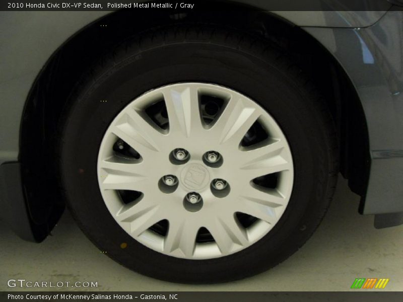 Polished Metal Metallic / Gray 2010 Honda Civic DX-VP Sedan