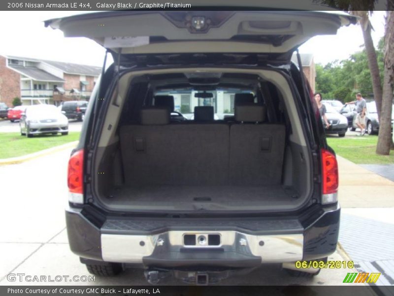 Galaxy Black / Graphite/Titanium 2006 Nissan Armada LE 4x4