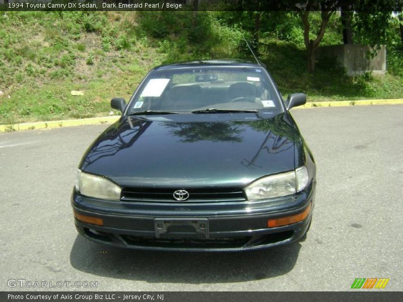 Dark Emerald Pearl / Beige 1994 Toyota Camry DX Sedan