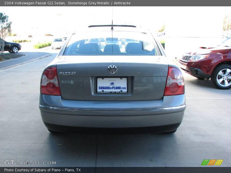Stonehenge Grey Metallic / Anthracite 2004 Volkswagen Passat GLS Sedan
