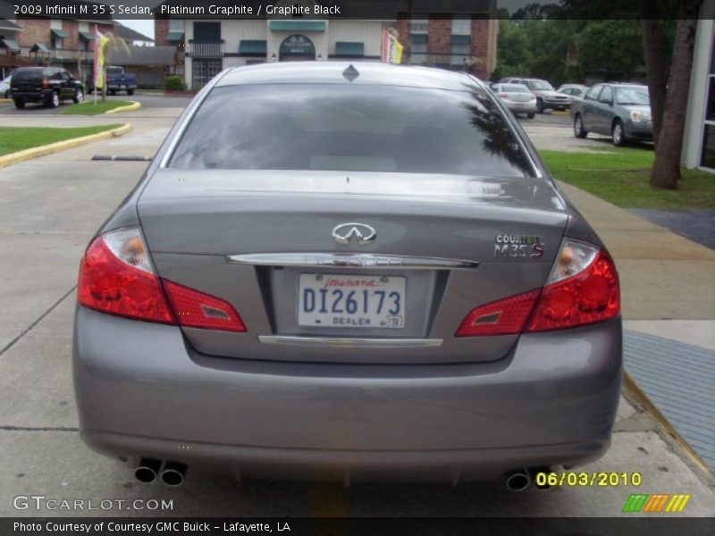 Platinum Graphite / Graphite Black 2009 Infiniti M 35 S Sedan