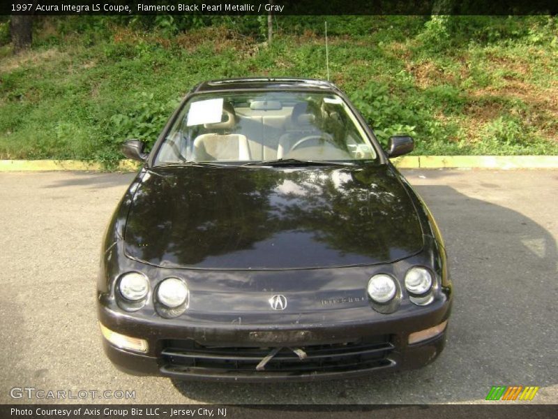 Flamenco Black Pearl Metallic / Gray 1997 Acura Integra LS Coupe