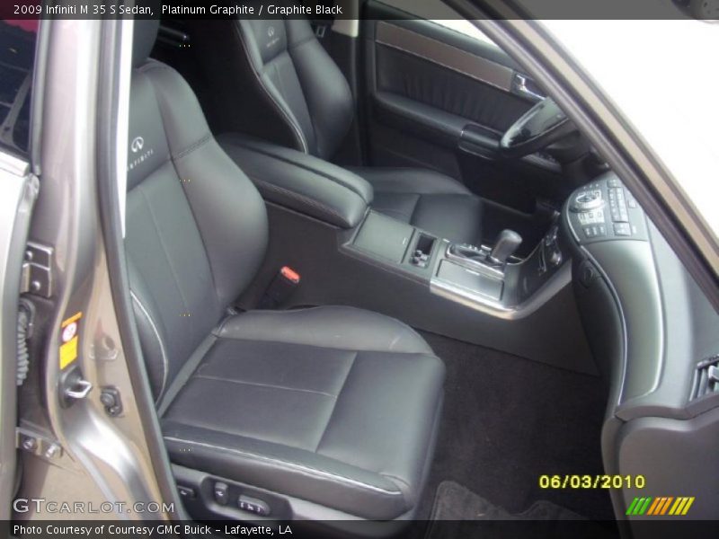 Platinum Graphite / Graphite Black 2009 Infiniti M 35 S Sedan