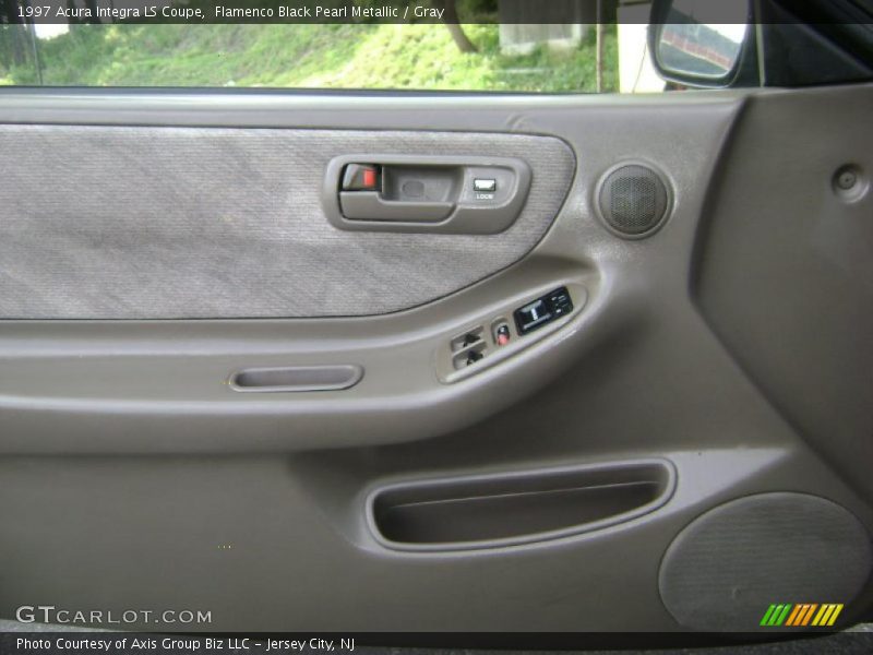 Flamenco Black Pearl Metallic / Gray 1997 Acura Integra LS Coupe