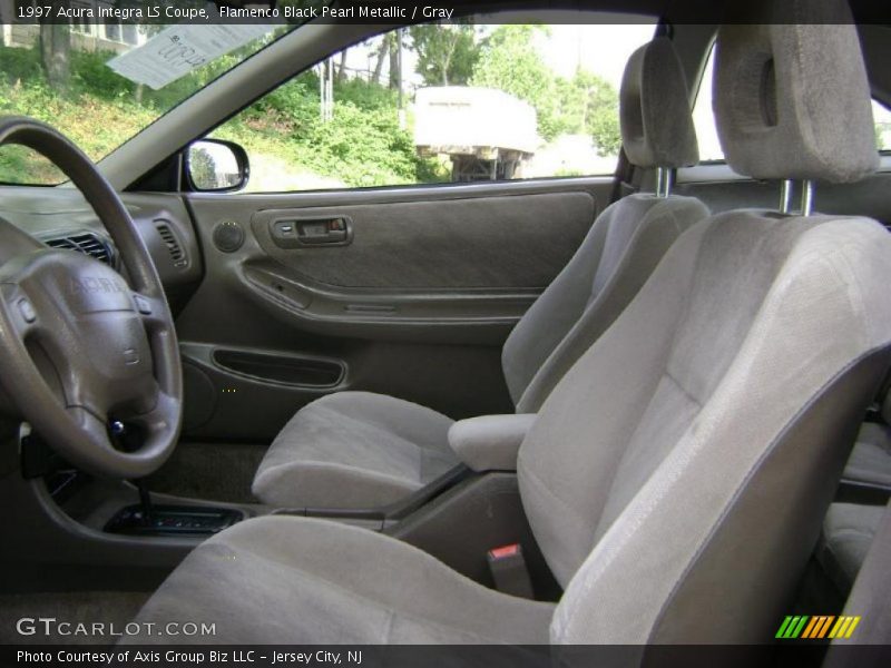 Flamenco Black Pearl Metallic / Gray 1997 Acura Integra LS Coupe
