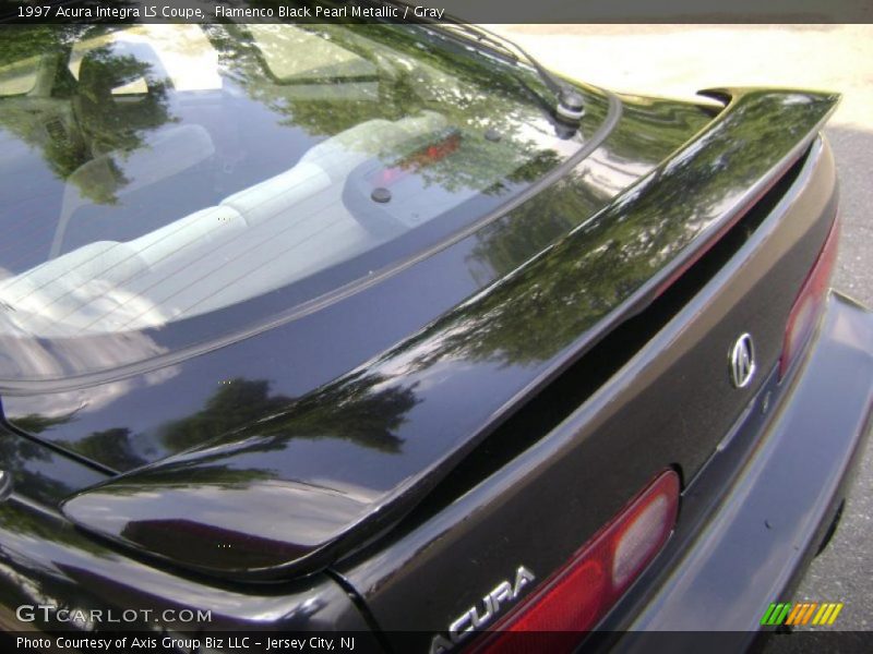Flamenco Black Pearl Metallic / Gray 1997 Acura Integra LS Coupe