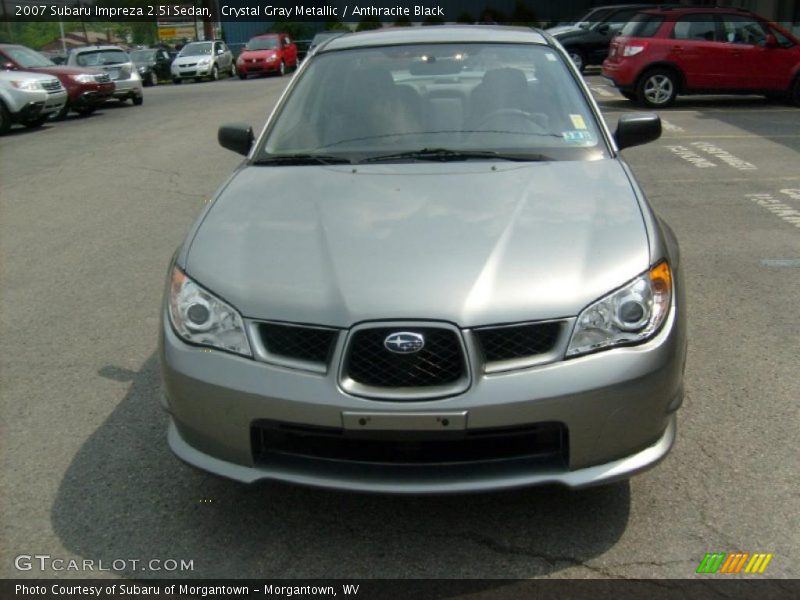 Crystal Gray Metallic / Anthracite Black 2007 Subaru Impreza 2.5i Sedan