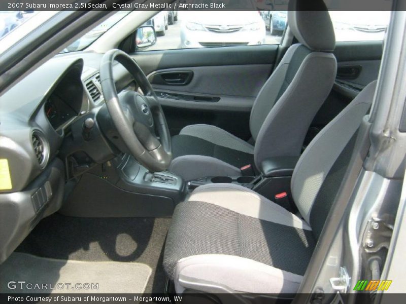 Crystal Gray Metallic / Anthracite Black 2007 Subaru Impreza 2.5i Sedan