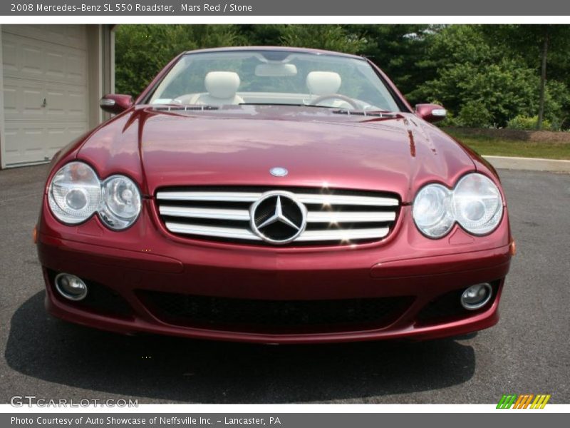 Mars Red / Stone 2008 Mercedes-Benz SL 550 Roadster