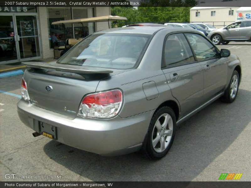Crystal Gray Metallic / Anthracite Black 2007 Subaru Impreza 2.5i Sedan