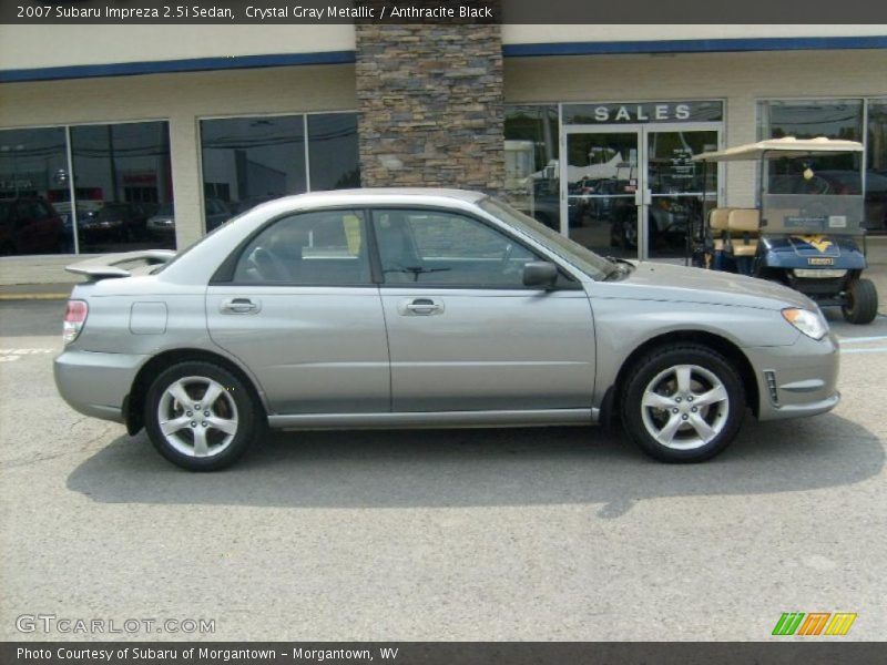 Crystal Gray Metallic / Anthracite Black 2007 Subaru Impreza 2.5i Sedan