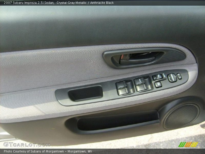 Crystal Gray Metallic / Anthracite Black 2007 Subaru Impreza 2.5i Sedan