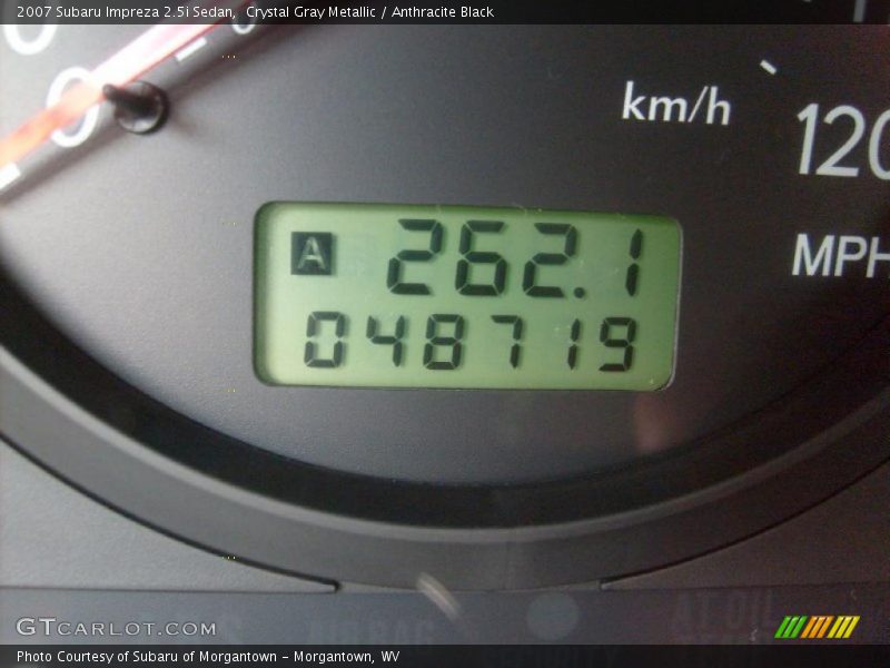 Crystal Gray Metallic / Anthracite Black 2007 Subaru Impreza 2.5i Sedan