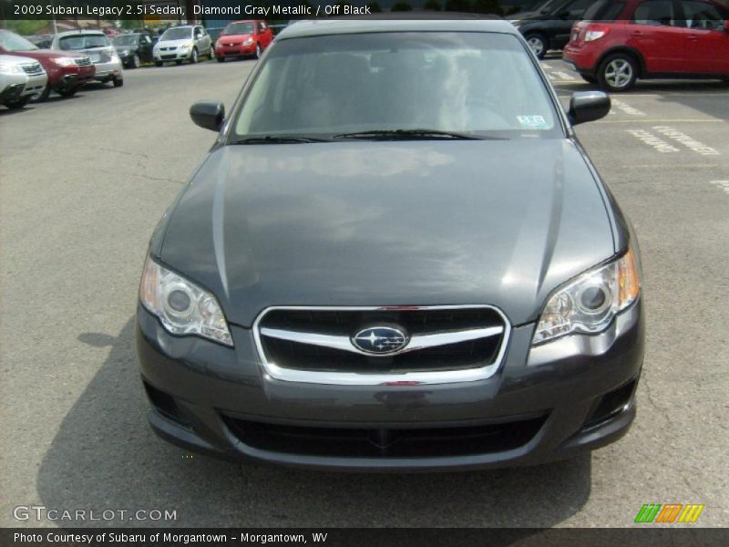 Diamond Gray Metallic / Off Black 2009 Subaru Legacy 2.5i Sedan