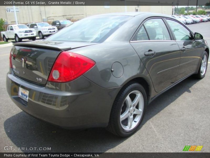 Granite Metallic / Ebony 2006 Pontiac G6 V6 Sedan