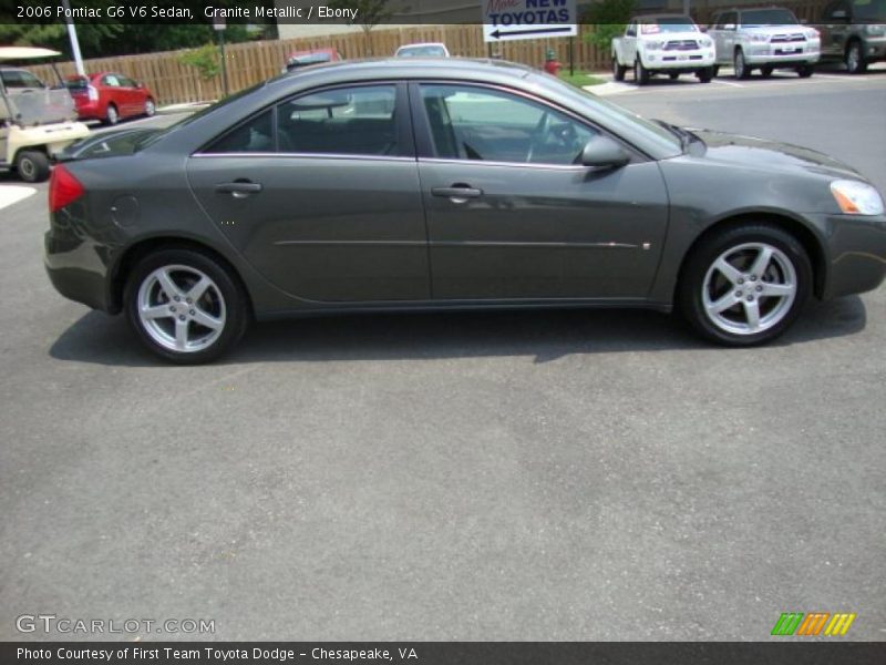 Granite Metallic / Ebony 2006 Pontiac G6 V6 Sedan