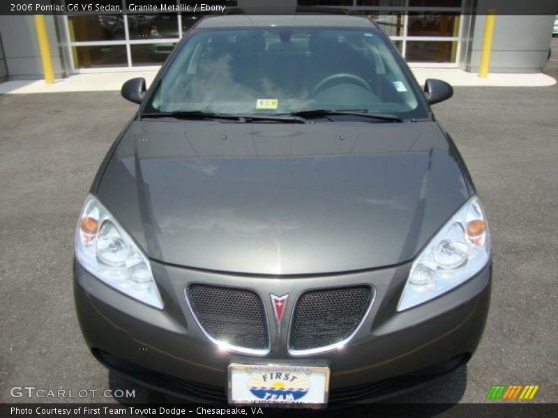 Granite Metallic / Ebony 2006 Pontiac G6 V6 Sedan