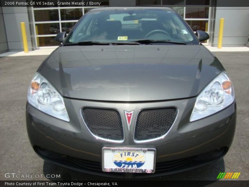 Granite Metallic / Ebony 2006 Pontiac G6 V6 Sedan