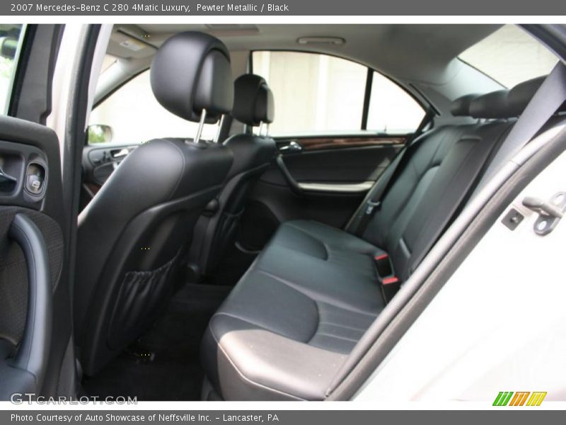 Pewter Metallic / Black 2007 Mercedes-Benz C 280 4Matic Luxury