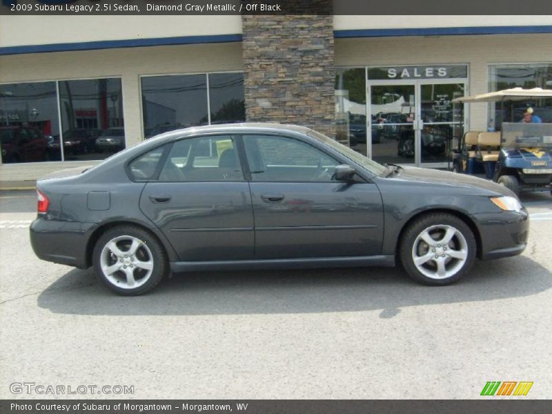 Diamond Gray Metallic / Off Black 2009 Subaru Legacy 2.5i Sedan