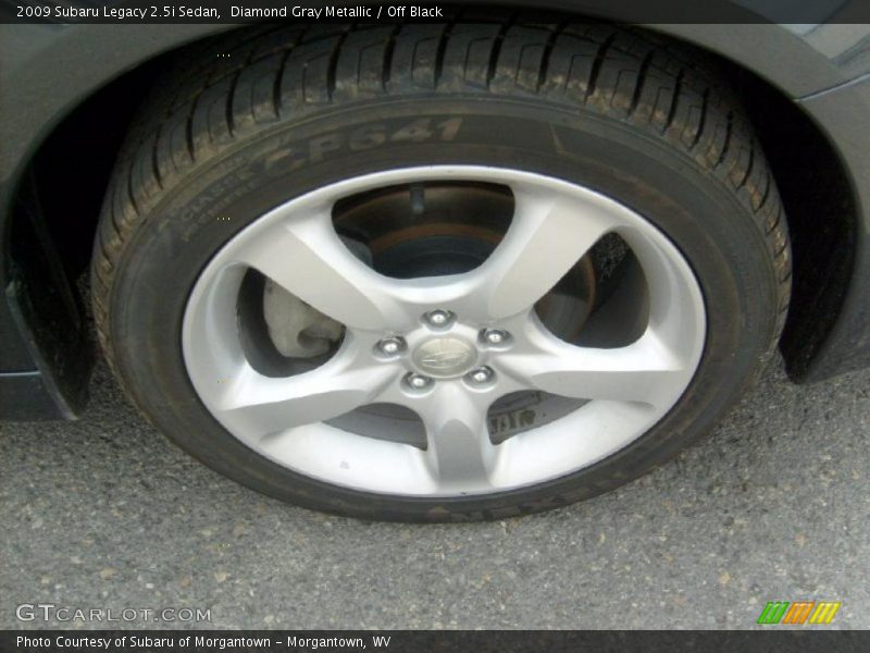 Diamond Gray Metallic / Off Black 2009 Subaru Legacy 2.5i Sedan