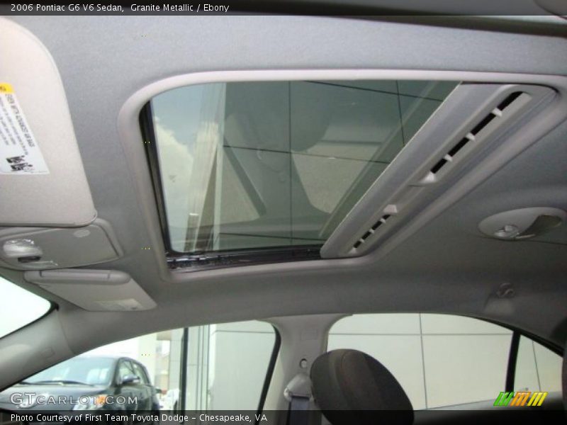 Granite Metallic / Ebony 2006 Pontiac G6 V6 Sedan
