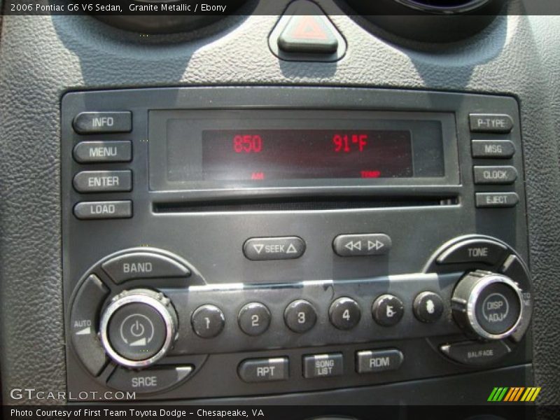 Granite Metallic / Ebony 2006 Pontiac G6 V6 Sedan