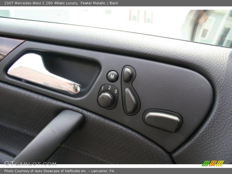 Pewter Metallic / Black 2007 Mercedes-Benz C 280 4Matic Luxury