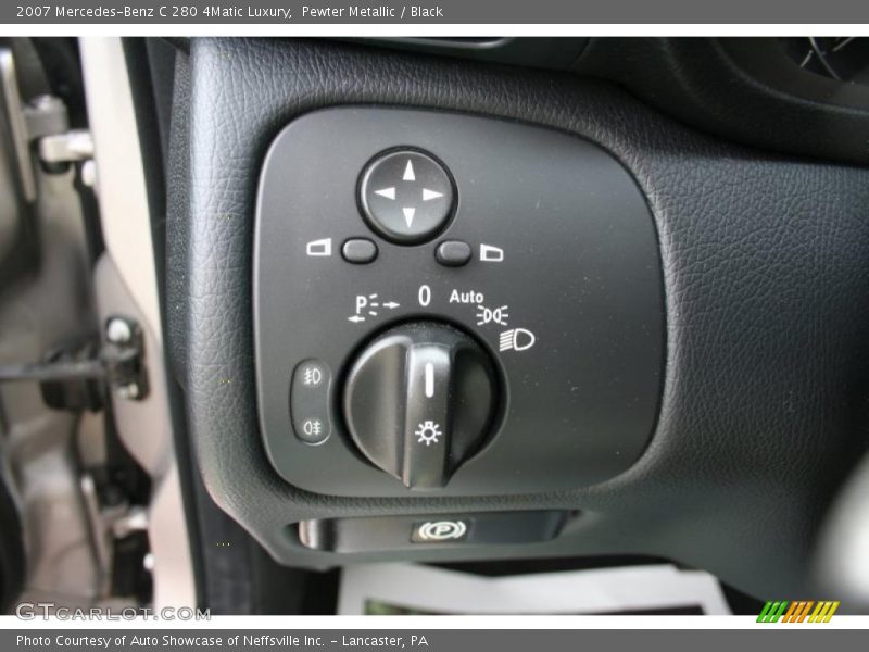 Pewter Metallic / Black 2007 Mercedes-Benz C 280 4Matic Luxury
