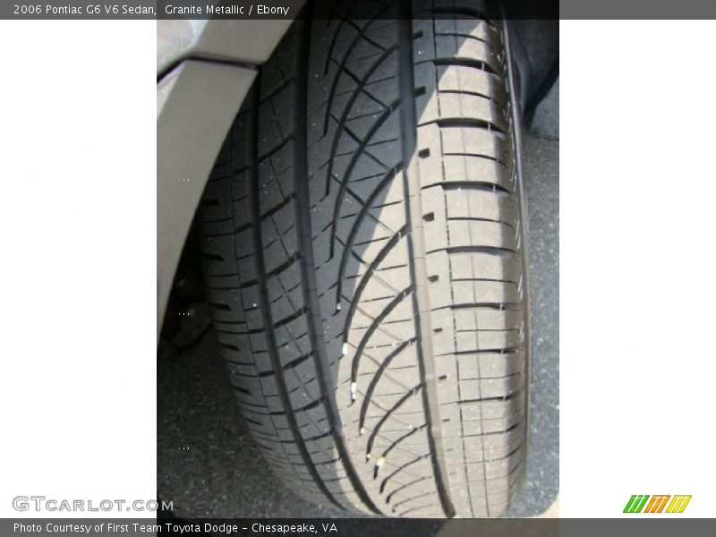 Granite Metallic / Ebony 2006 Pontiac G6 V6 Sedan