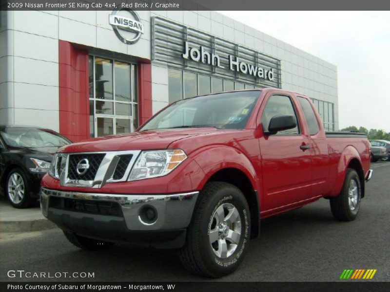 Red Brick / Graphite 2009 Nissan Frontier SE King Cab 4x4