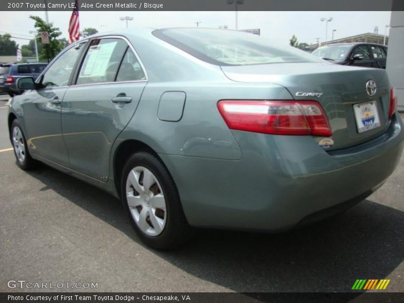 Aloe Green Metallic / Bisque 2007 Toyota Camry LE