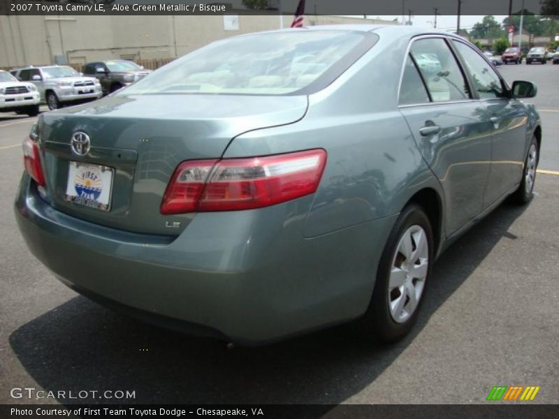 Aloe Green Metallic / Bisque 2007 Toyota Camry LE