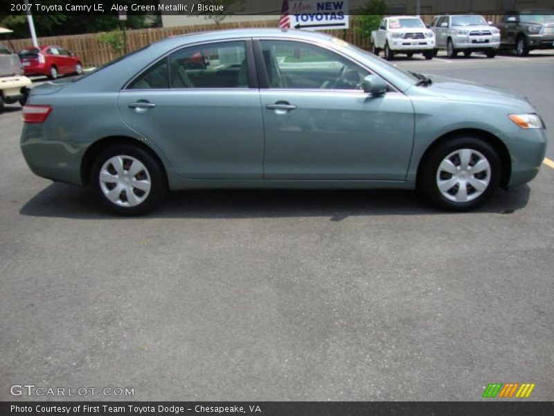Aloe Green Metallic / Bisque 2007 Toyota Camry LE