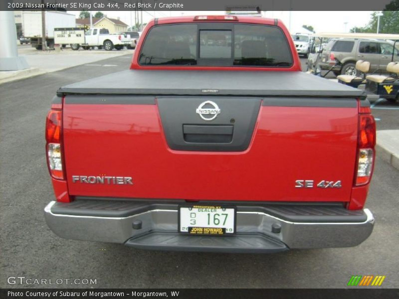 Red Brick / Graphite 2009 Nissan Frontier SE King Cab 4x4