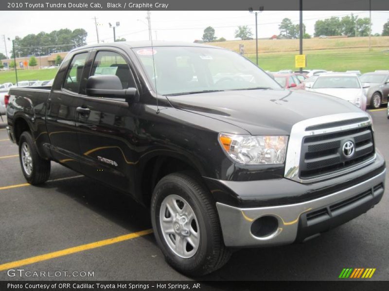 Black / Graphite Gray 2010 Toyota Tundra Double Cab